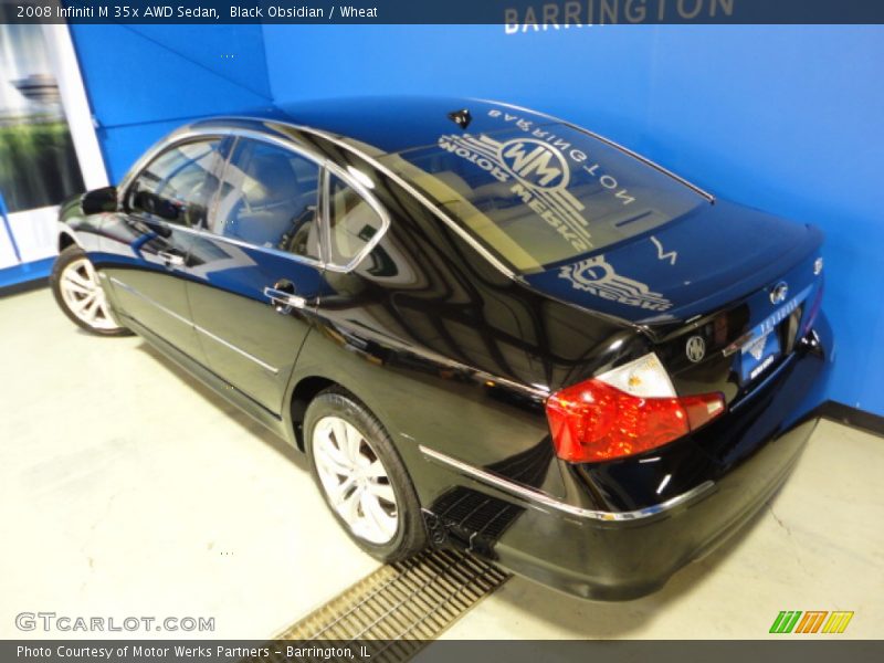 Black Obsidian / Wheat 2008 Infiniti M 35x AWD Sedan