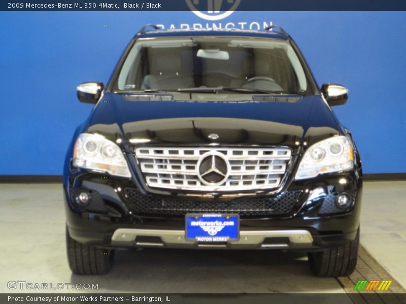 Black / Black 2009 Mercedes-Benz ML 350 4Matic