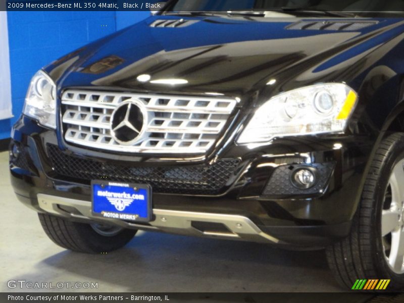 Black / Black 2009 Mercedes-Benz ML 350 4Matic