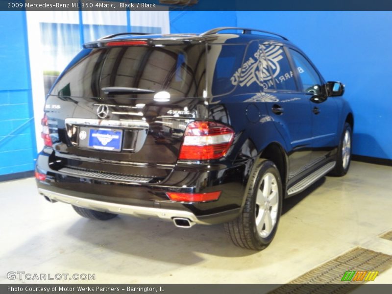 Black / Black 2009 Mercedes-Benz ML 350 4Matic