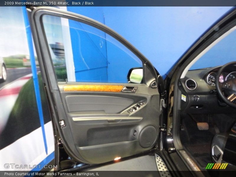 Black / Black 2009 Mercedes-Benz ML 350 4Matic