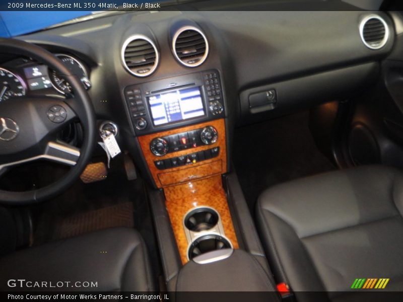Black / Black 2009 Mercedes-Benz ML 350 4Matic