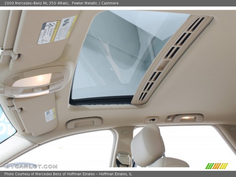 Pewter Metallic / Cashmere 2009 Mercedes-Benz ML 350 4Matic