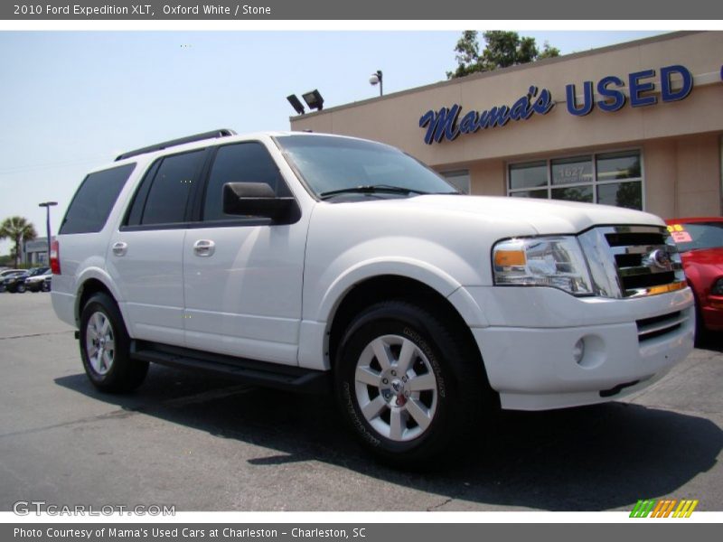 Oxford White / Stone 2010 Ford Expedition XLT