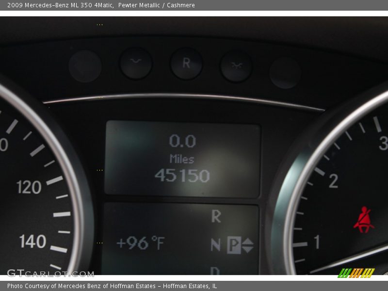 Pewter Metallic / Cashmere 2009 Mercedes-Benz ML 350 4Matic