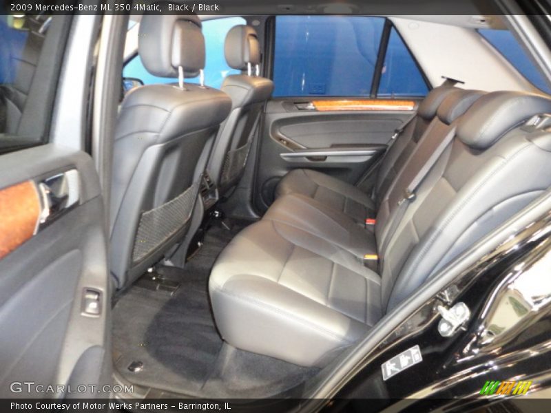 Black / Black 2009 Mercedes-Benz ML 350 4Matic