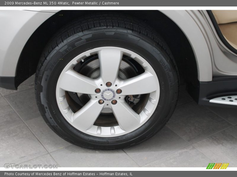 Pewter Metallic / Cashmere 2009 Mercedes-Benz ML 350 4Matic