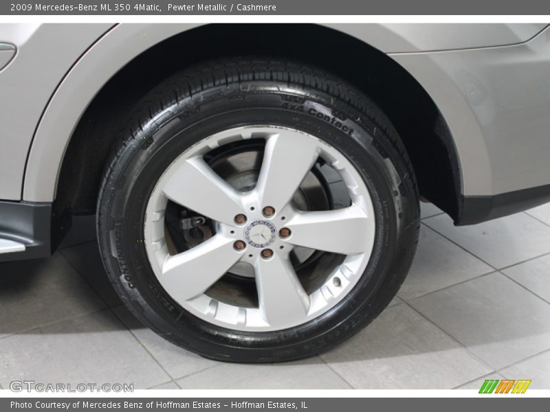 Pewter Metallic / Cashmere 2009 Mercedes-Benz ML 350 4Matic