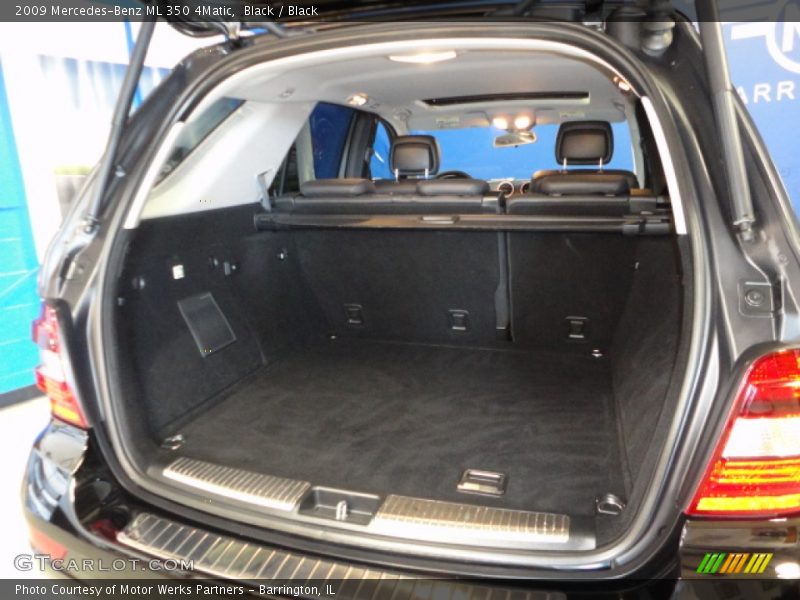 Black / Black 2009 Mercedes-Benz ML 350 4Matic