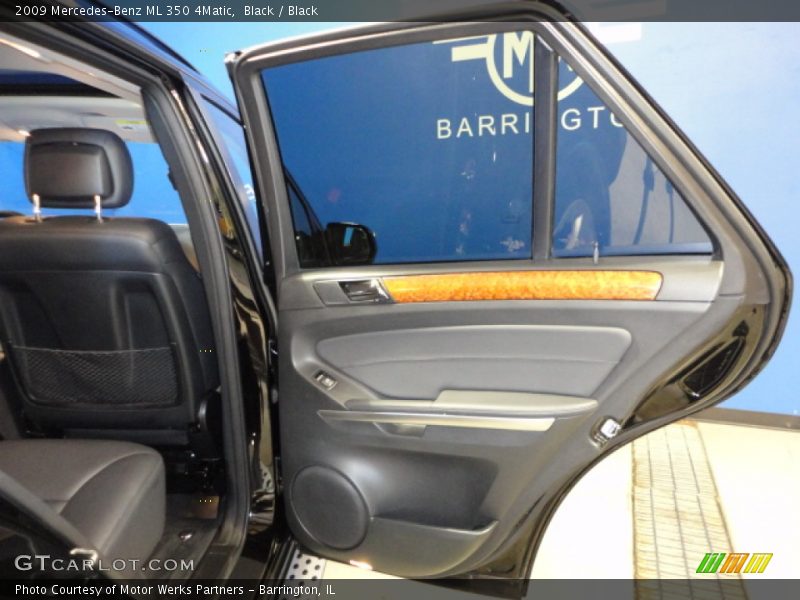 Black / Black 2009 Mercedes-Benz ML 350 4Matic