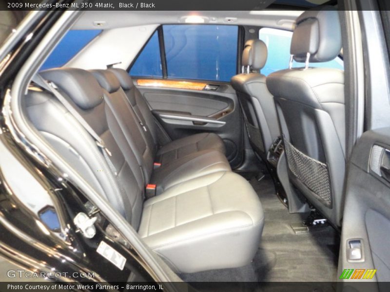 Black / Black 2009 Mercedes-Benz ML 350 4Matic