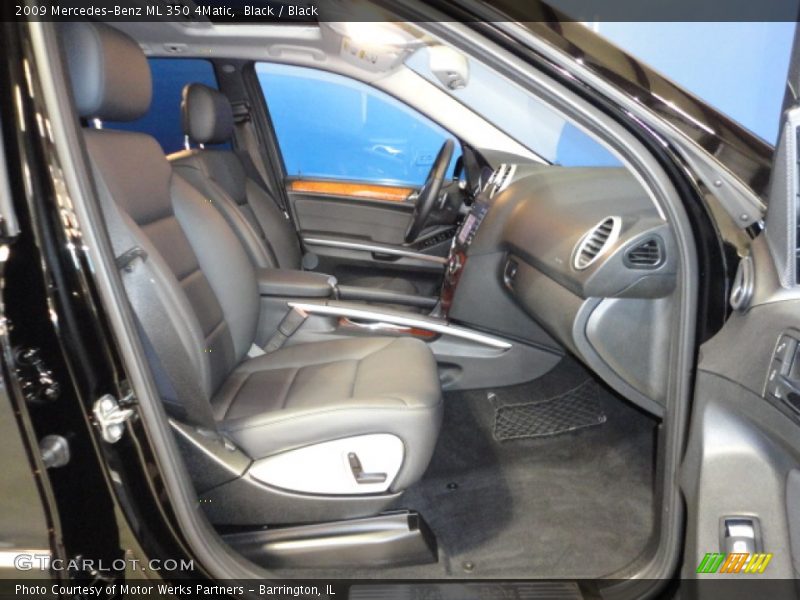 Black / Black 2009 Mercedes-Benz ML 350 4Matic