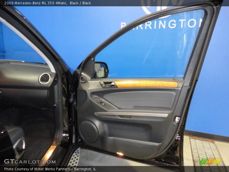 Black / Black 2009 Mercedes-Benz ML 350 4Matic
