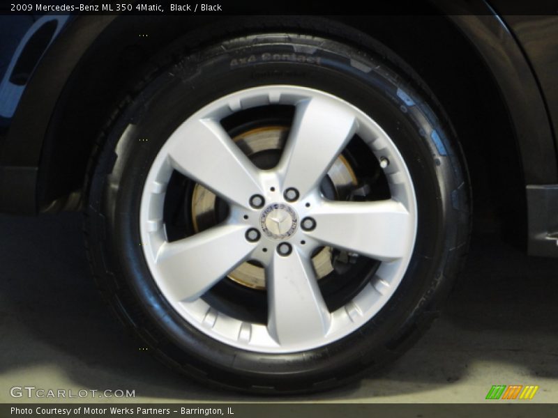 Black / Black 2009 Mercedes-Benz ML 350 4Matic