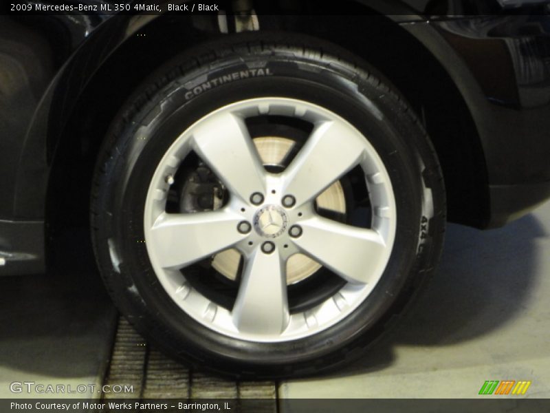 Black / Black 2009 Mercedes-Benz ML 350 4Matic