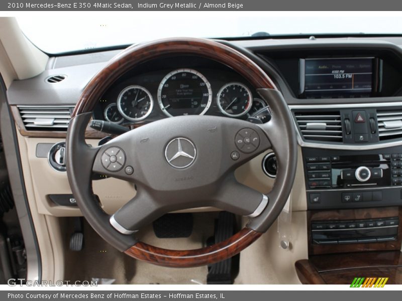 Indium Grey Metallic / Almond Beige 2010 Mercedes-Benz E 350 4Matic Sedan
