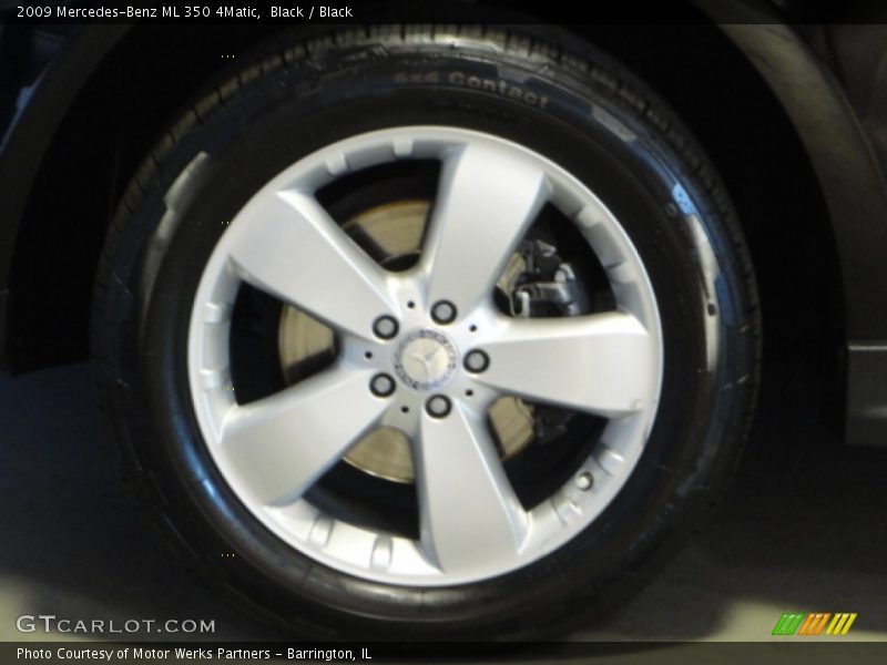 Black / Black 2009 Mercedes-Benz ML 350 4Matic