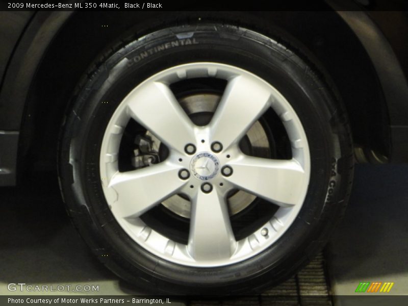 Black / Black 2009 Mercedes-Benz ML 350 4Matic