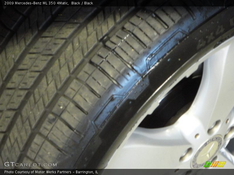 Black / Black 2009 Mercedes-Benz ML 350 4Matic