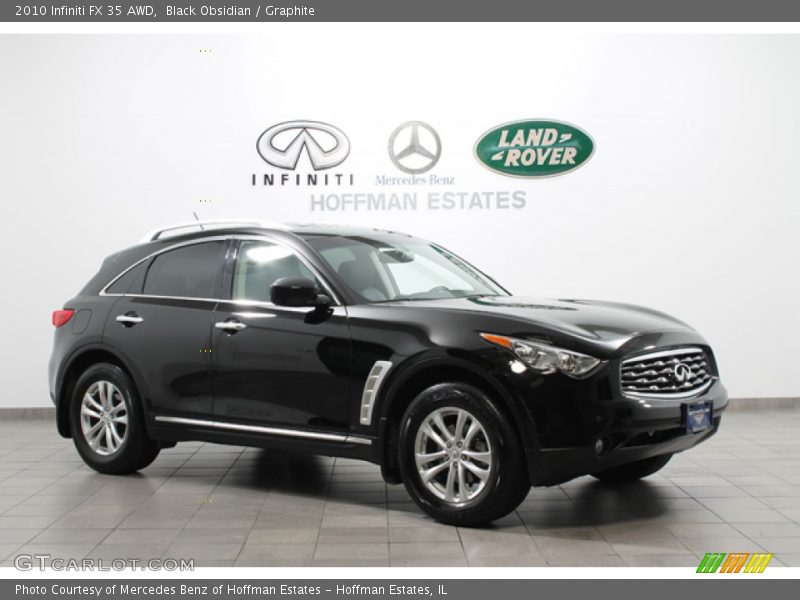 Black Obsidian / Graphite 2010 Infiniti FX 35 AWD