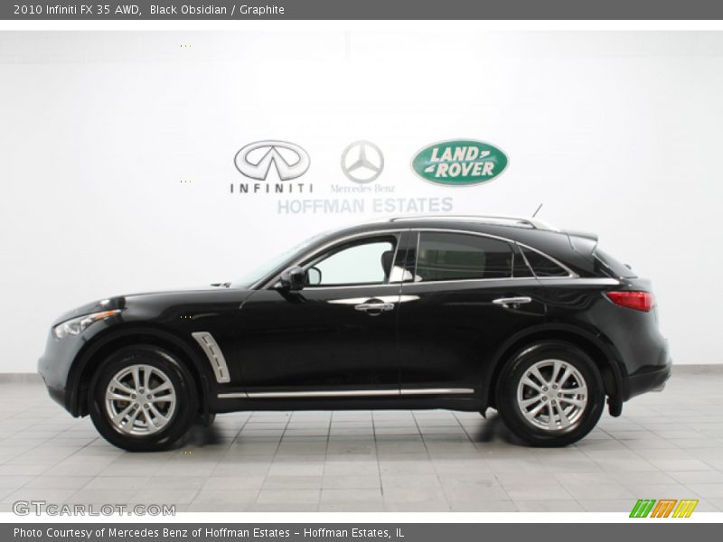 Black Obsidian / Graphite 2010 Infiniti FX 35 AWD