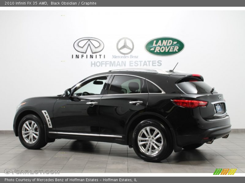 Black Obsidian / Graphite 2010 Infiniti FX 35 AWD