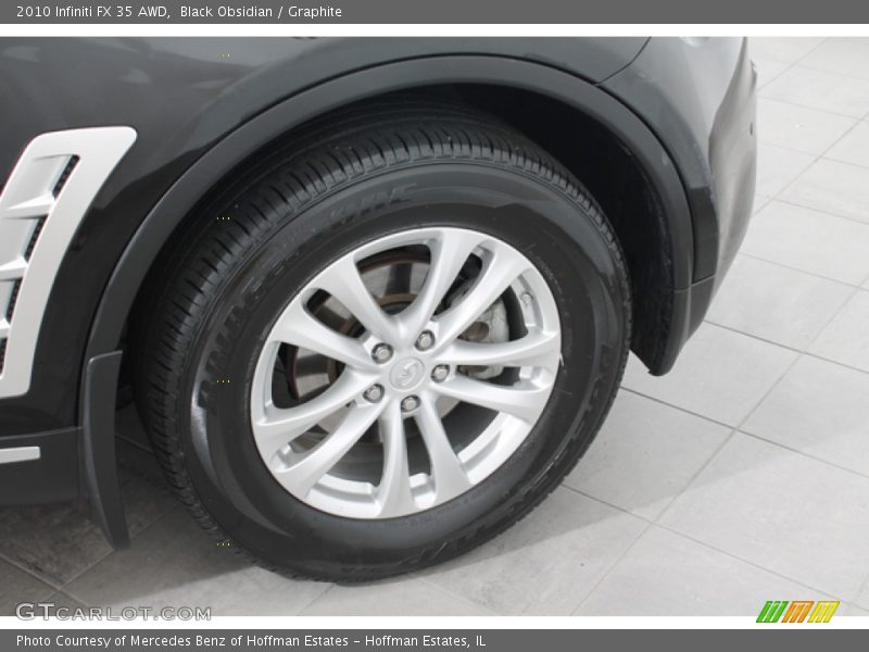 Black Obsidian / Graphite 2010 Infiniti FX 35 AWD