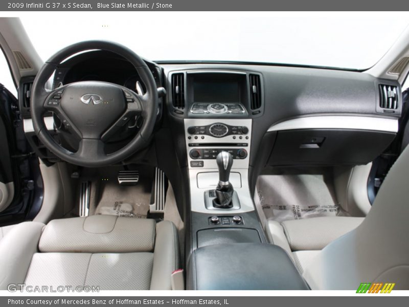 Blue Slate Metallic / Stone 2009 Infiniti G 37 x S Sedan