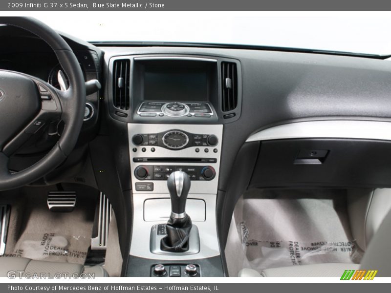 Blue Slate Metallic / Stone 2009 Infiniti G 37 x S Sedan
