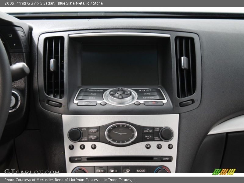 Blue Slate Metallic / Stone 2009 Infiniti G 37 x S Sedan