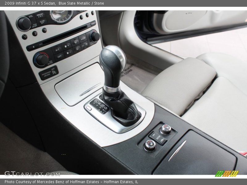 Blue Slate Metallic / Stone 2009 Infiniti G 37 x S Sedan