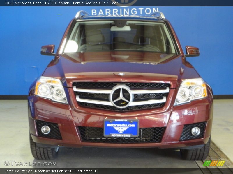 Barolo Red Metallic / Black 2011 Mercedes-Benz GLK 350 4Matic