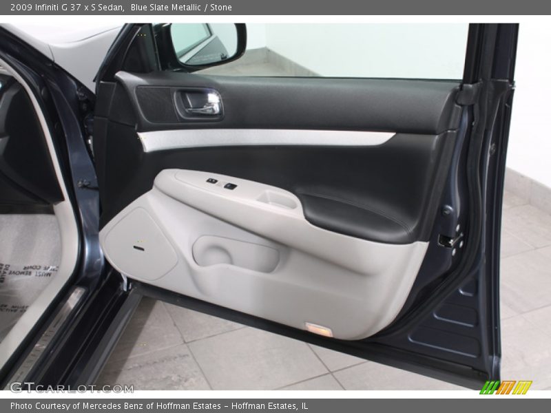 Blue Slate Metallic / Stone 2009 Infiniti G 37 x S Sedan