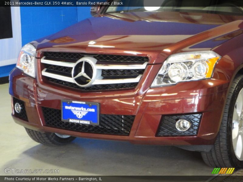 Barolo Red Metallic / Black 2011 Mercedes-Benz GLK 350 4Matic