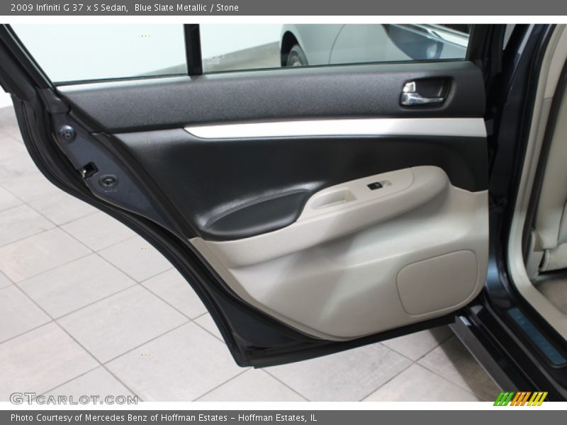 Blue Slate Metallic / Stone 2009 Infiniti G 37 x S Sedan