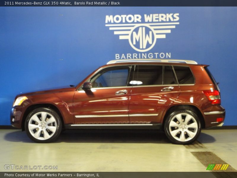 Barolo Red Metallic / Black 2011 Mercedes-Benz GLK 350 4Matic