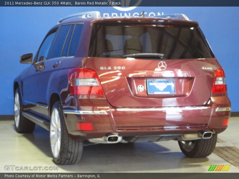 Barolo Red Metallic / Black 2011 Mercedes-Benz GLK 350 4Matic