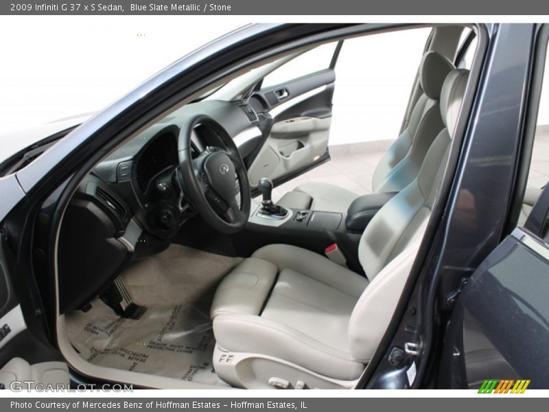 Blue Slate Metallic / Stone 2009 Infiniti G 37 x S Sedan