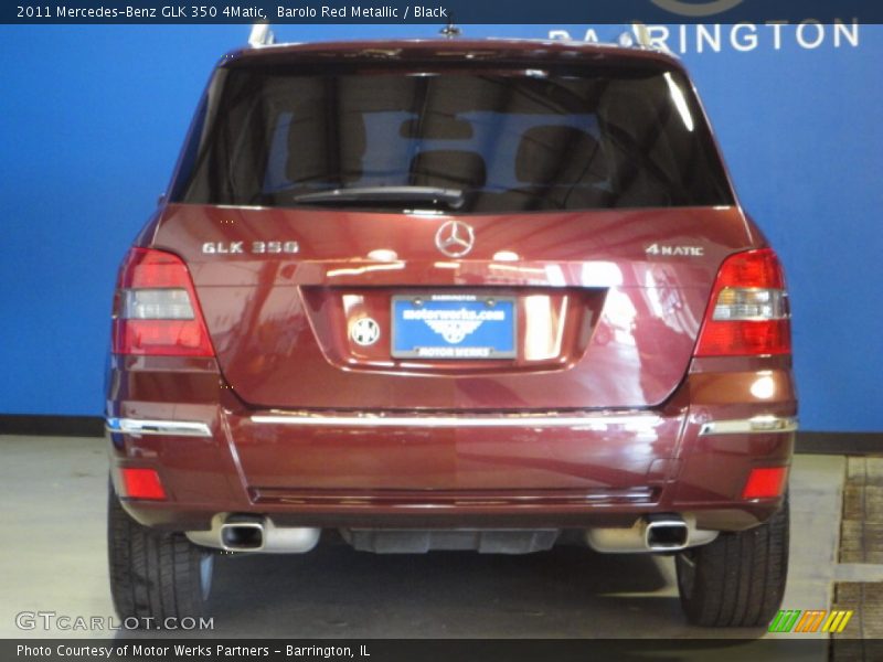Barolo Red Metallic / Black 2011 Mercedes-Benz GLK 350 4Matic