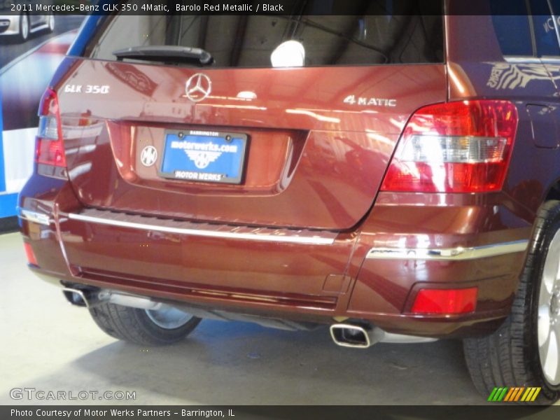 Barolo Red Metallic / Black 2011 Mercedes-Benz GLK 350 4Matic