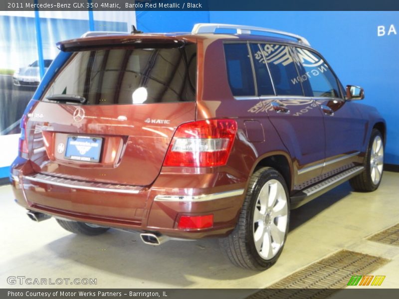 Barolo Red Metallic / Black 2011 Mercedes-Benz GLK 350 4Matic
