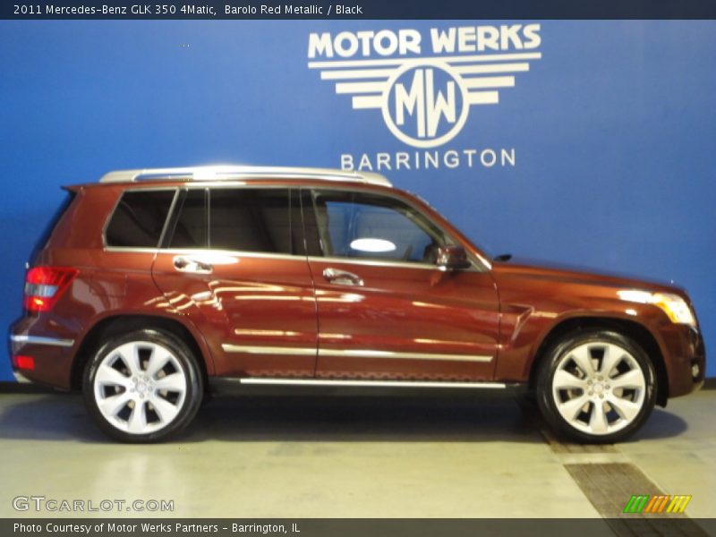 Barolo Red Metallic / Black 2011 Mercedes-Benz GLK 350 4Matic