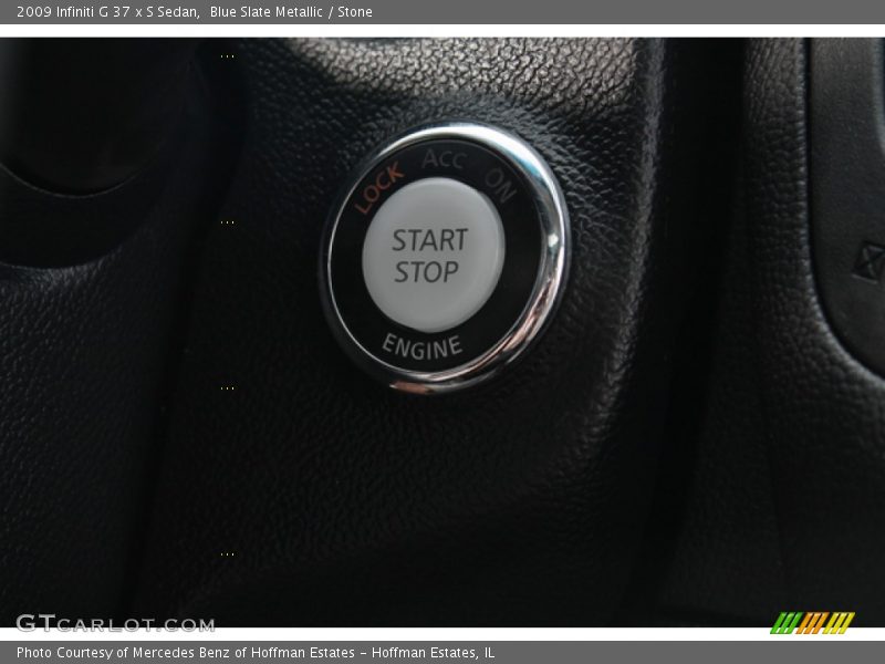 Blue Slate Metallic / Stone 2009 Infiniti G 37 x S Sedan