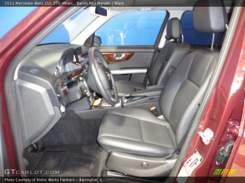 Barolo Red Metallic / Black 2011 Mercedes-Benz GLK 350 4Matic