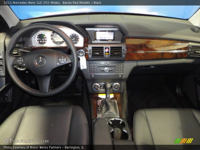 Barolo Red Metallic / Black 2011 Mercedes-Benz GLK 350 4Matic
