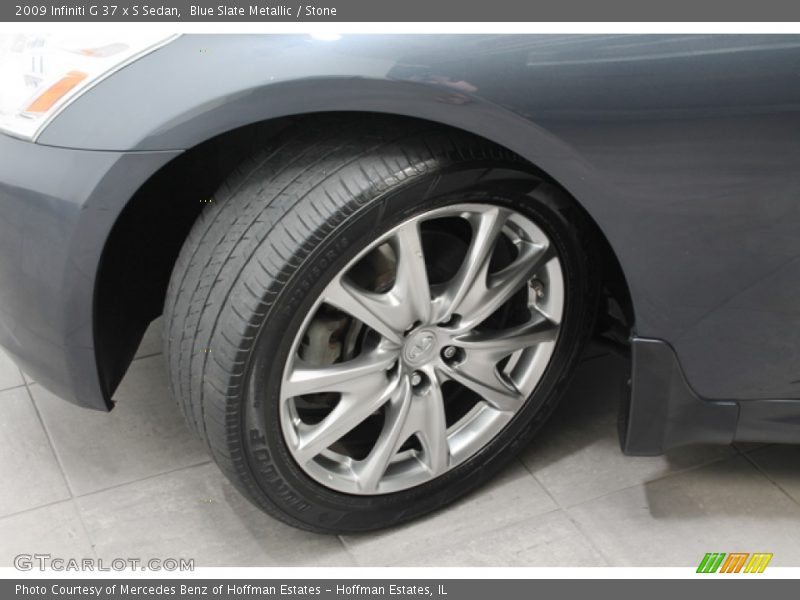 Blue Slate Metallic / Stone 2009 Infiniti G 37 x S Sedan