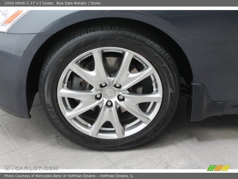Blue Slate Metallic / Stone 2009 Infiniti G 37 x S Sedan