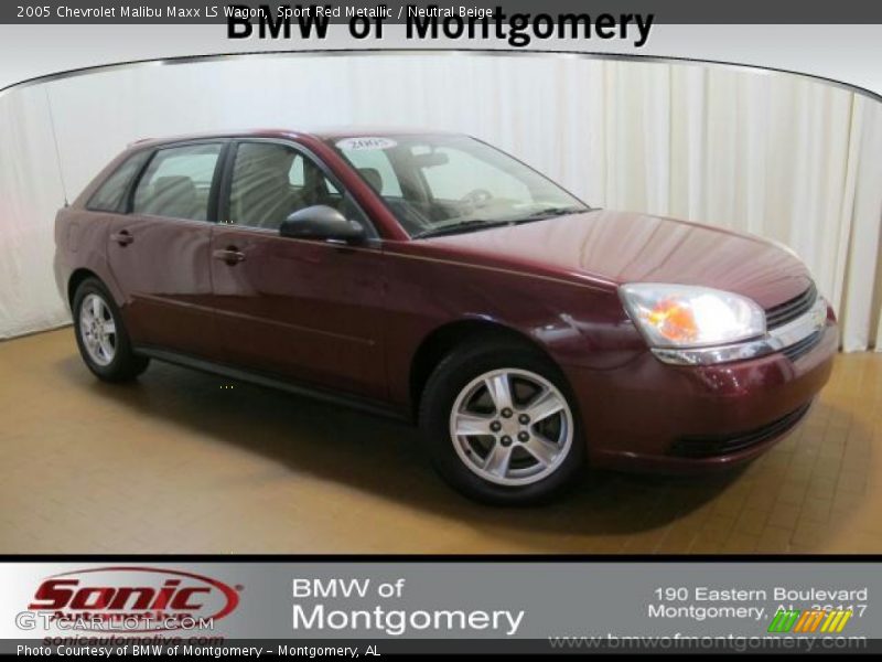 Sport Red Metallic / Neutral Beige 2005 Chevrolet Malibu Maxx LS Wagon