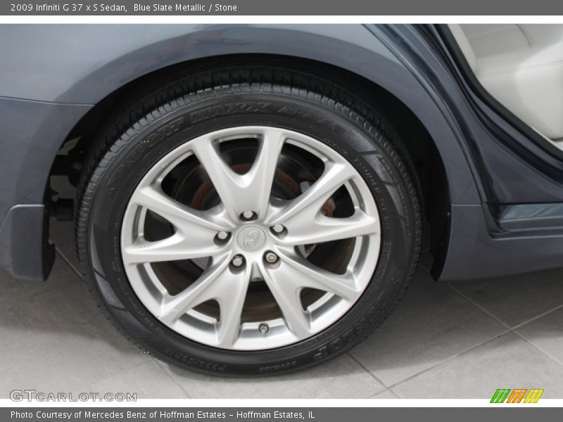 Blue Slate Metallic / Stone 2009 Infiniti G 37 x S Sedan