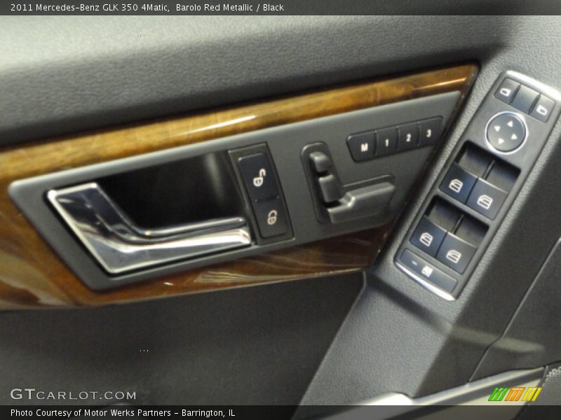 Barolo Red Metallic / Black 2011 Mercedes-Benz GLK 350 4Matic